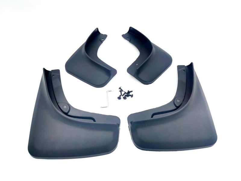WGGDRAQQ 4pcs Mud Flaps Splash Guards Fits Jeep Compass 2017-2022 Front Rear Auto Car Accessories - Image 1